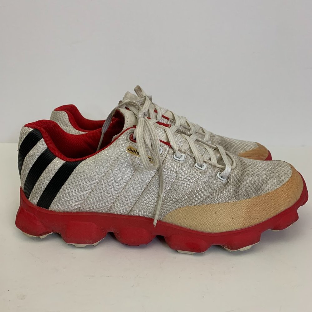 Adidas Mens Size 9 Crossflex Waterproof Golf Shoes Red White